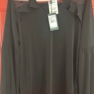 Adrianna Papell Black Top NWT